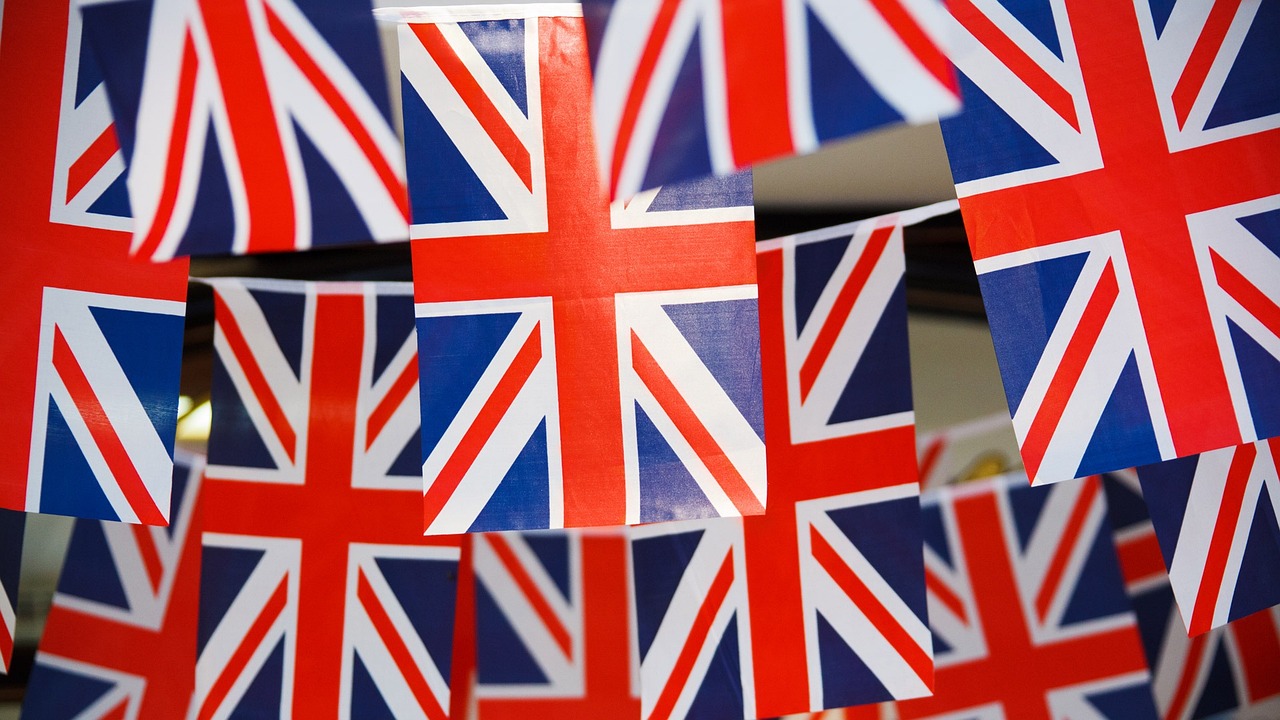 VE Day Union Jack flags