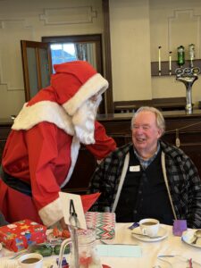 Father Christmas chatted to everyone at the Continued Care Christmas Luncheon 2025 in Harrogate
