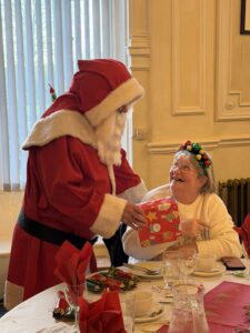 Smiles with Father Christmas at the Continued Care Christmas Luncheon 2025 in Harrogate