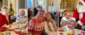Montage of images from the Continued Care Christmas Luncheon 2025 in Harrogate